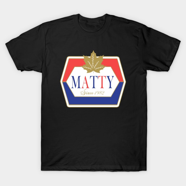 Matty Chef Canada Matheson logo T-Shirt by Loweryo Judew